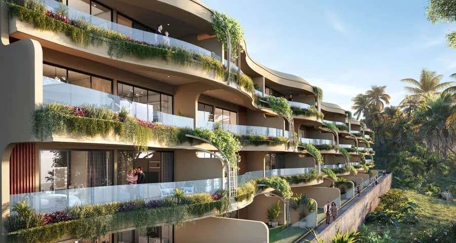 Convrse Spaces — terraced residential development with lush landscaping