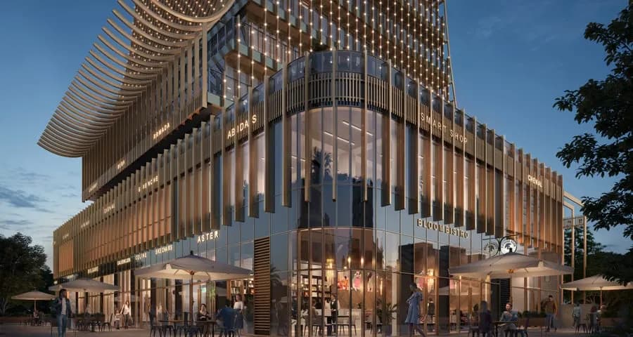 Convrse Spaces — premium mixed-use commercial development render